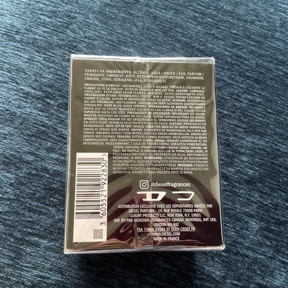 Diesel Only The Brave Tattoo New Sealed - Picture 3 of 4